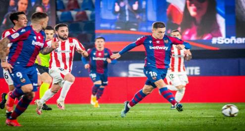 بلباو يهزم ليفانتي ويضرب موعدا مع برشلونة في نهائي كأس ملك إسبانيا